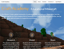 Tablet Screenshot of craft-academy.com